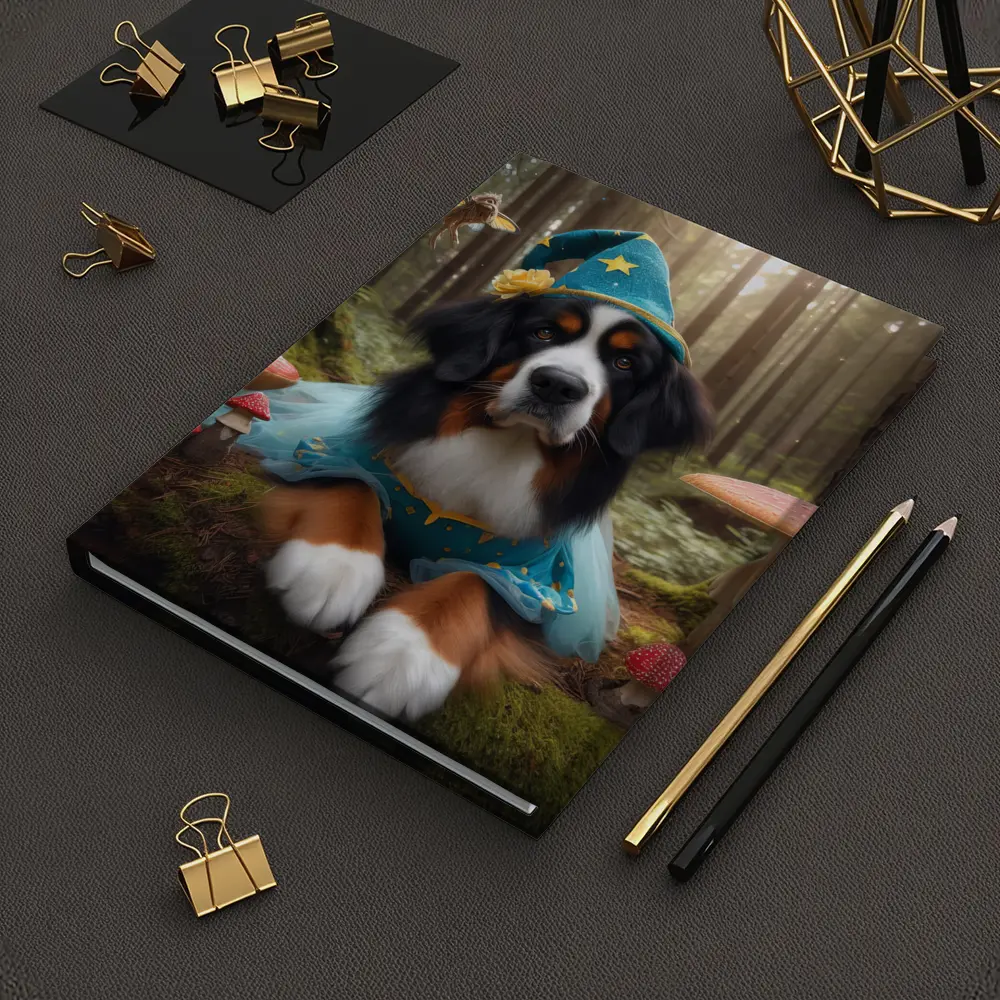 Bernese Mountain Dog Wizard Enchanted Forest – Notebooks