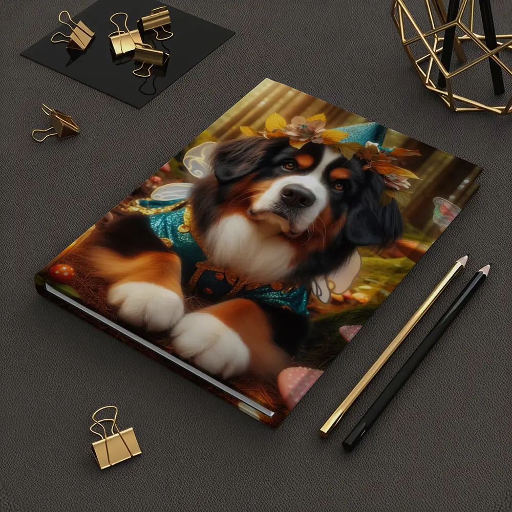 Bernese Mountain Dog Fairy Forest Fantasy – Notebooks