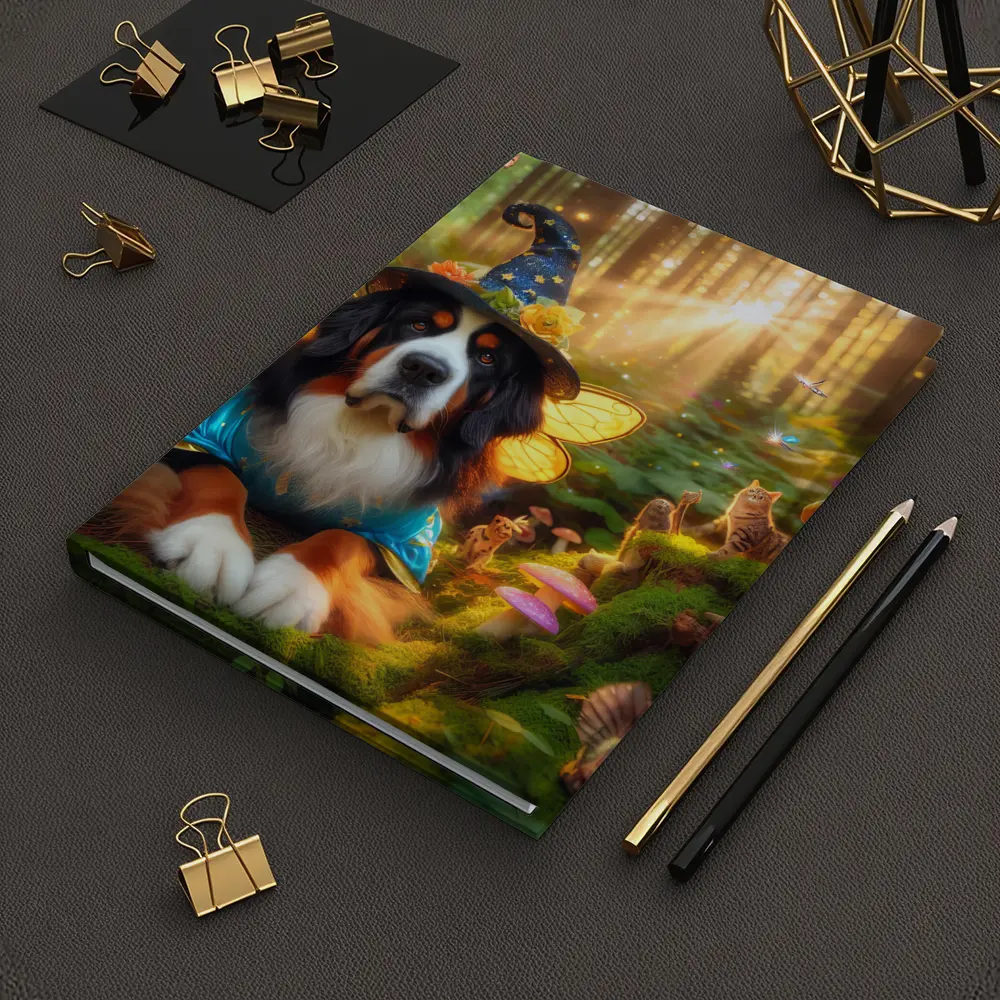 Bernese Mountain Dog Fairy Enchanted Forest – Notebooks