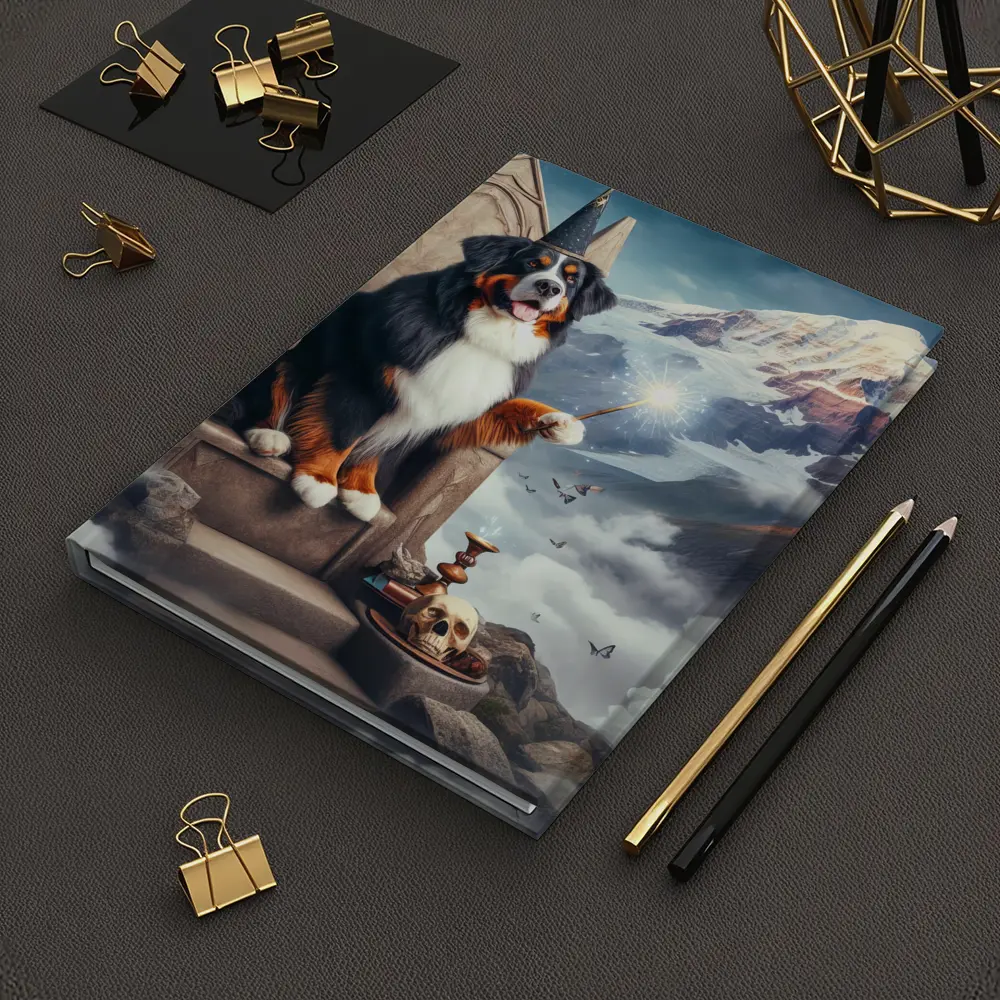 Bernese Mountain Dog Wizard Fantasy Throne – Notebooks