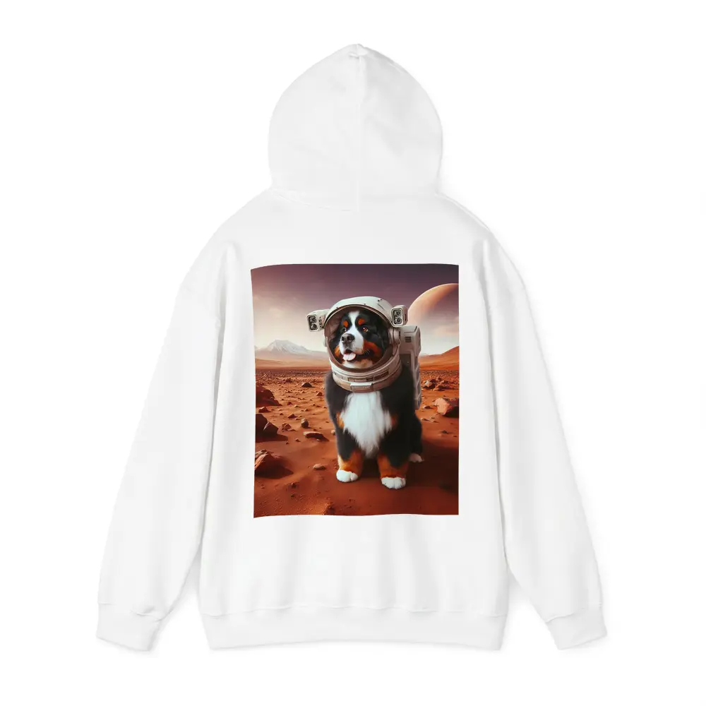 Bernese Mountain Dog Astronaut on Mars – Hoodies