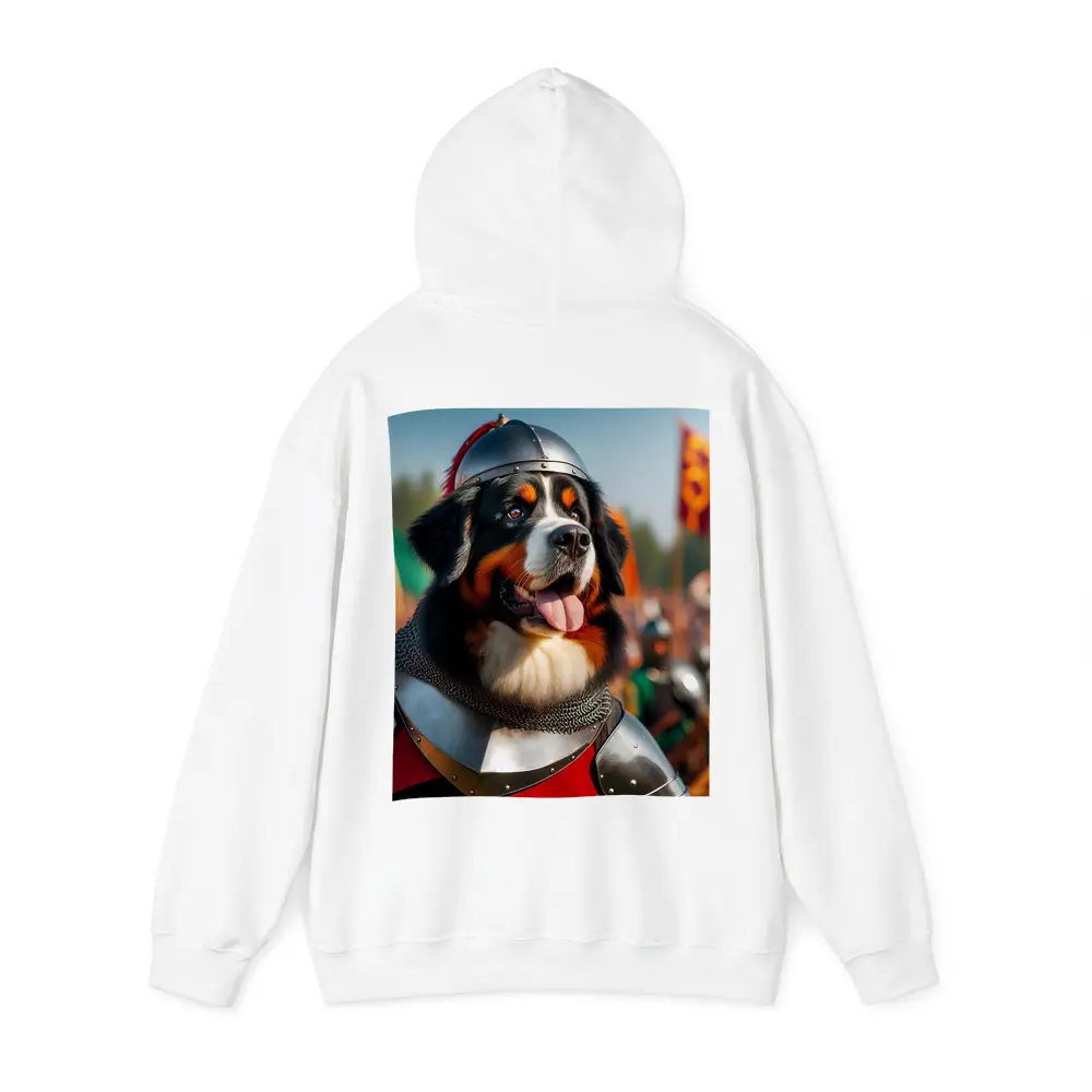 Bernese Mountain Dog Knight Medieval Battle – Hoodies