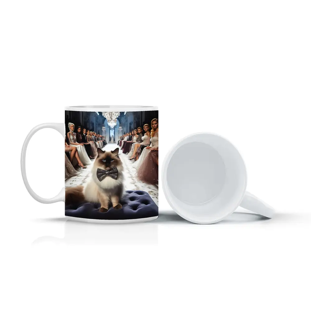 Birman Cat Fashion Show Luxury Runway – Mugs
