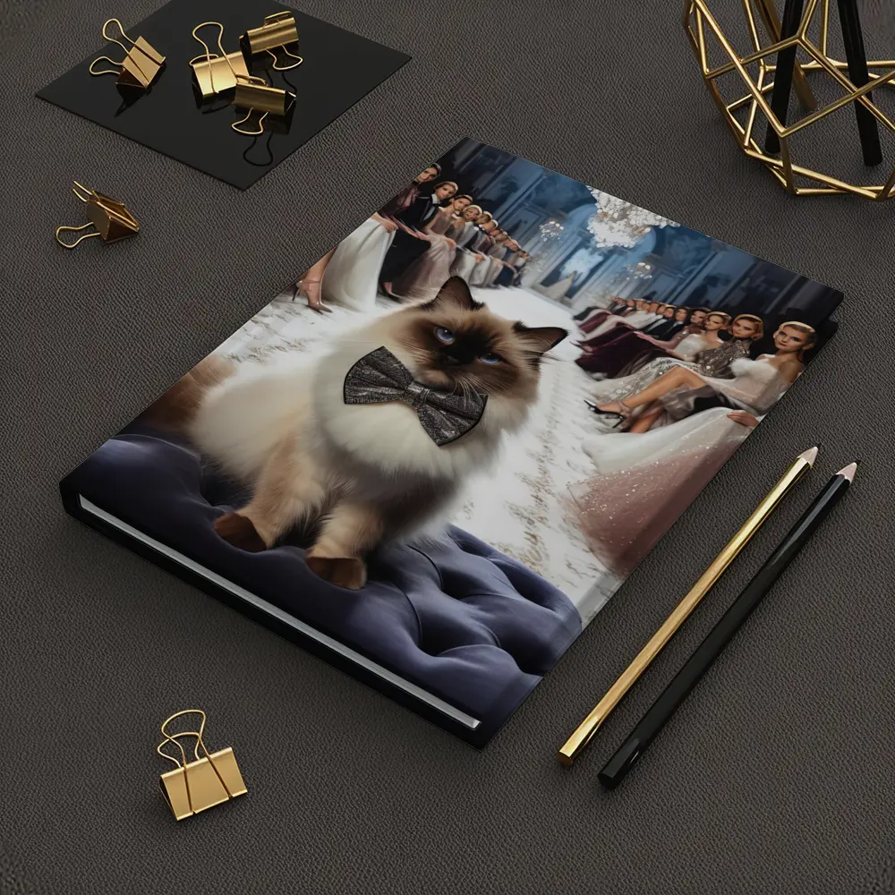 Birman Cat Fashion Show Luxury Runway – Notebooks
