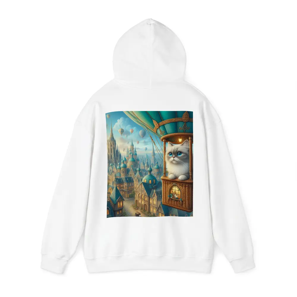 Ragdoll Cat Hot Air Balloon Fantasy City – Hoodies