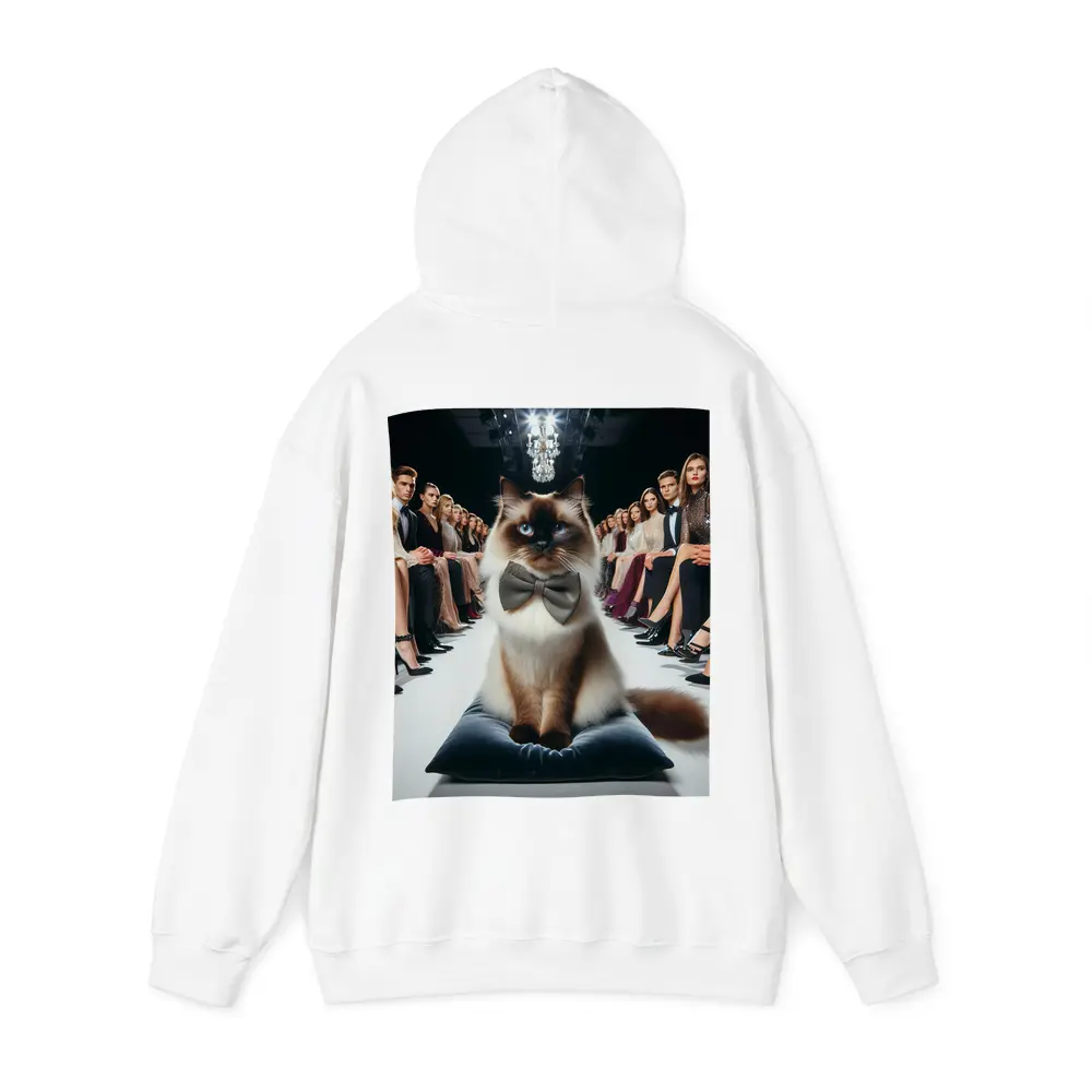Birman Cat Bow Tie Fashion Show Runway – Hoodies