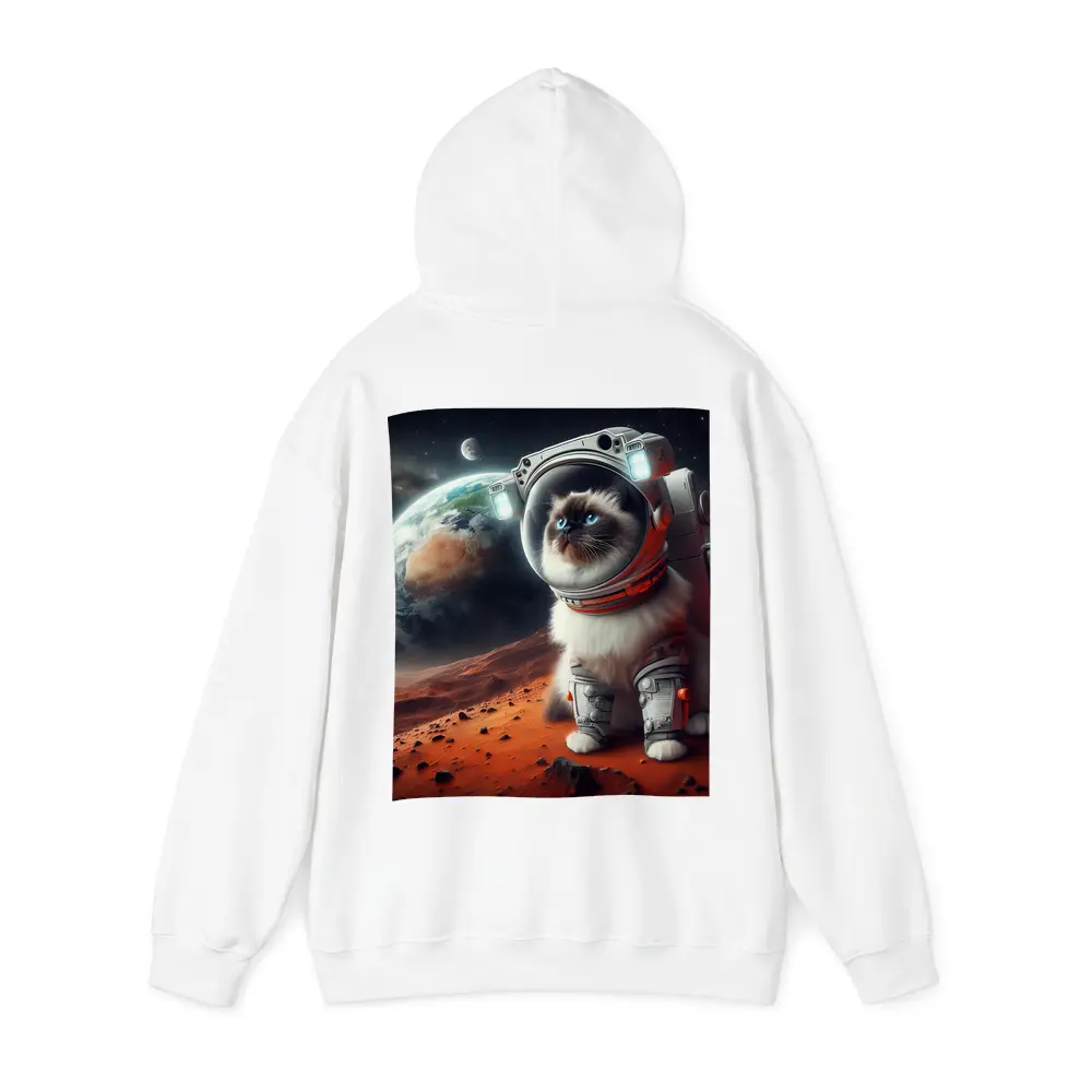 Birman Cat Astronaut on Mars Space – Hoodies