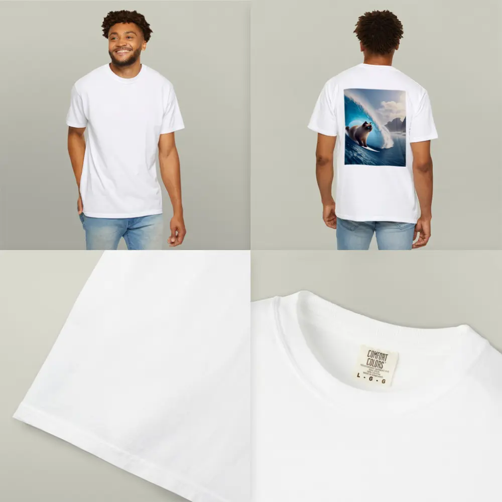 Siamese Cat Surfing Giant Ocean Wave – T-Shirts