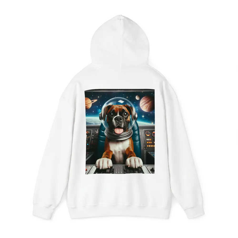 Boxer Dog Astronaut Space Cockpit – Hoodies