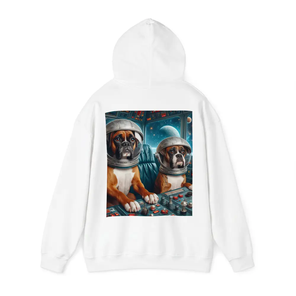 Boxer Dogs Astronauts Space Cockpit – Hoodies