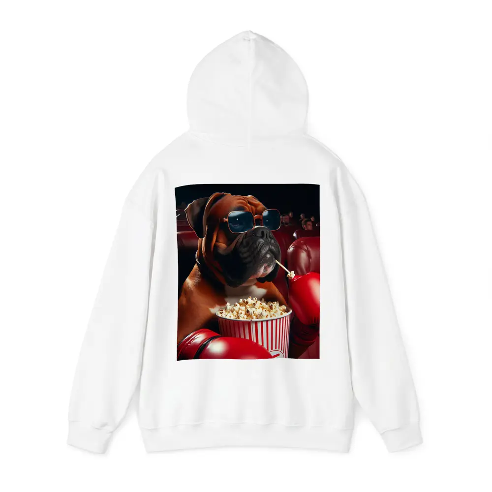 Boxer Dog Cinema Popcorn Boxing Gloves – Hoodies