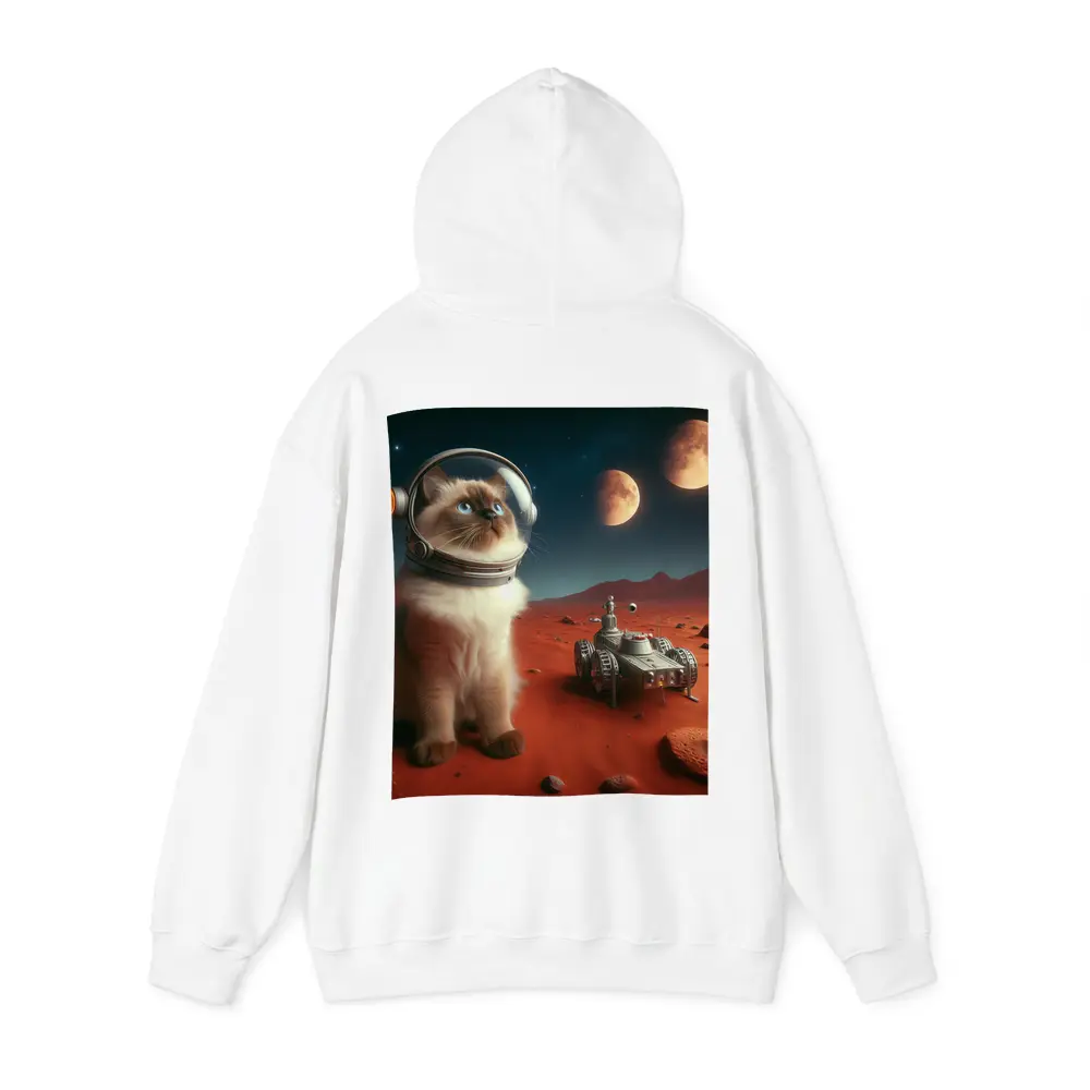 Birman Cat Astronaut on Mars Red Planet – Hoodies