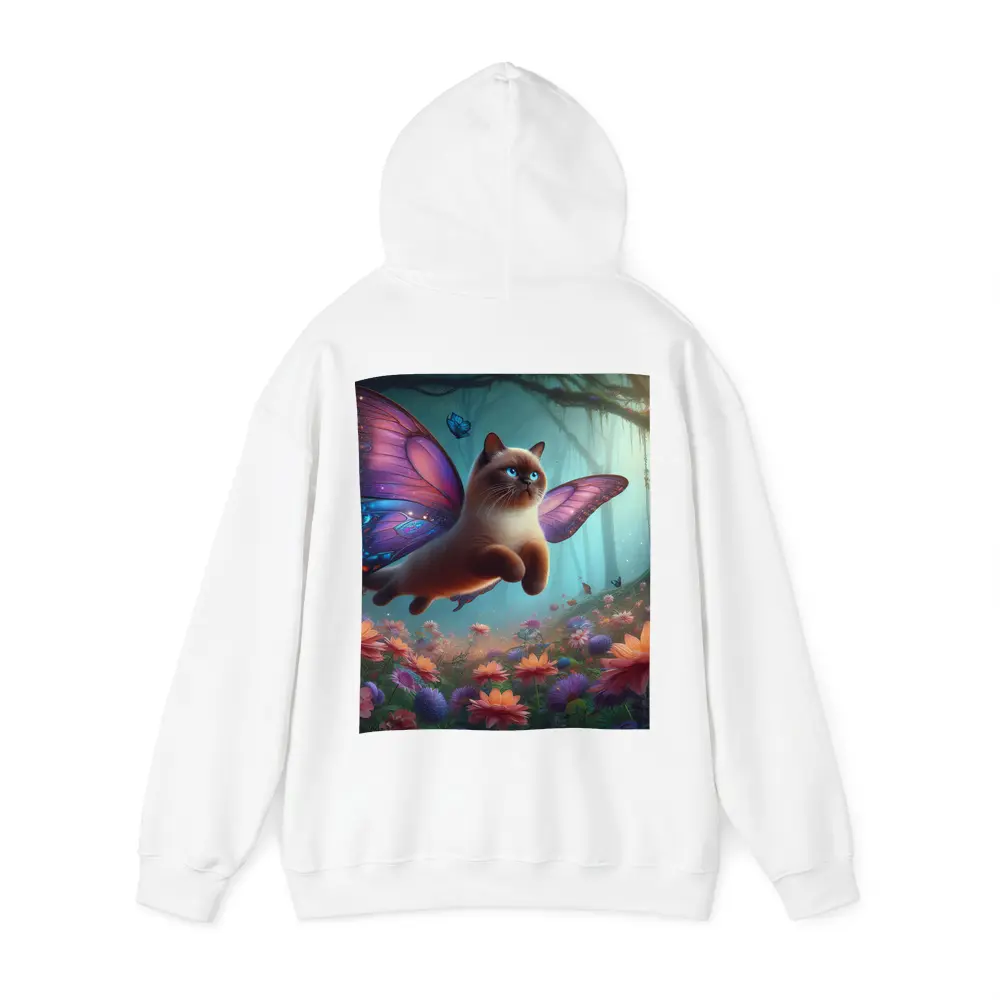 Siamese Cat Butterfly Wings Fantasy Forest – Hoodies