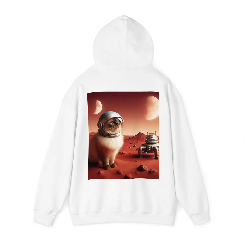 Himalayan Cat Astronaut on Mars Planet – Hoodies