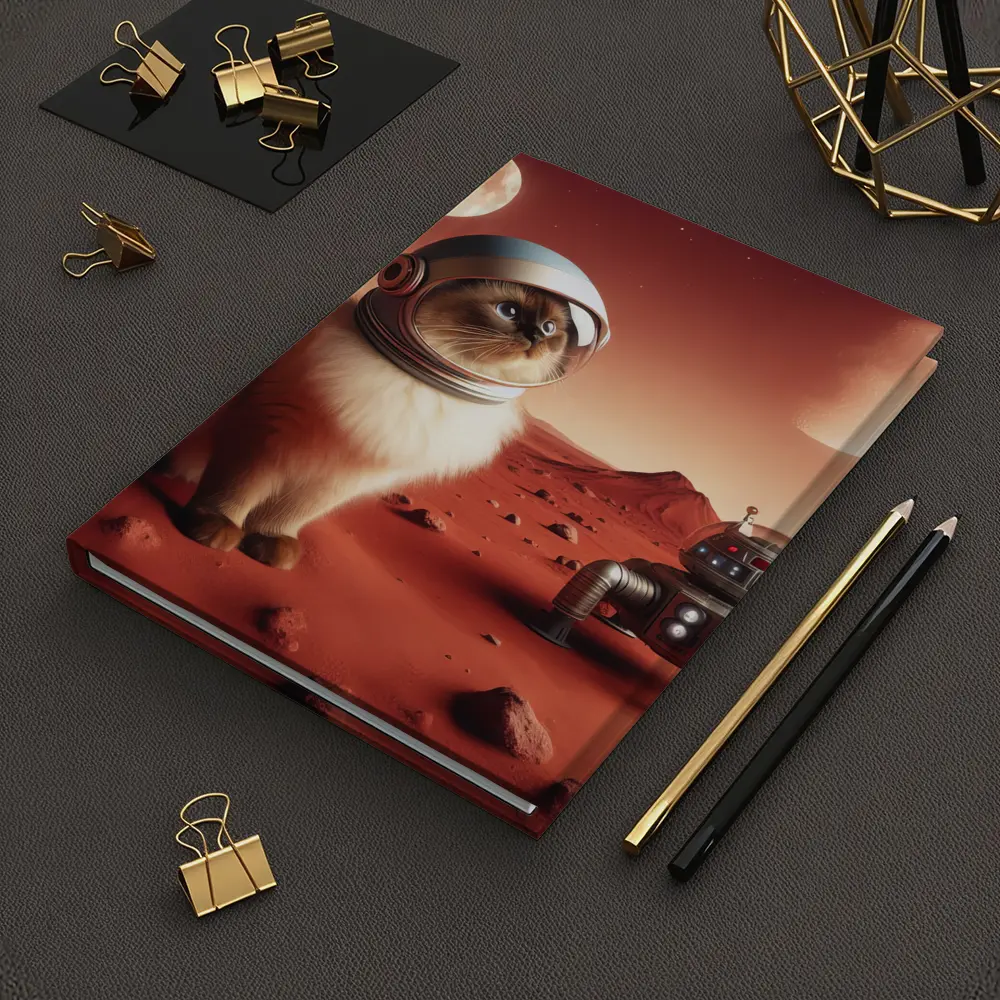 Himalayan Cat Astronaut on Mars Planet – Notebooks