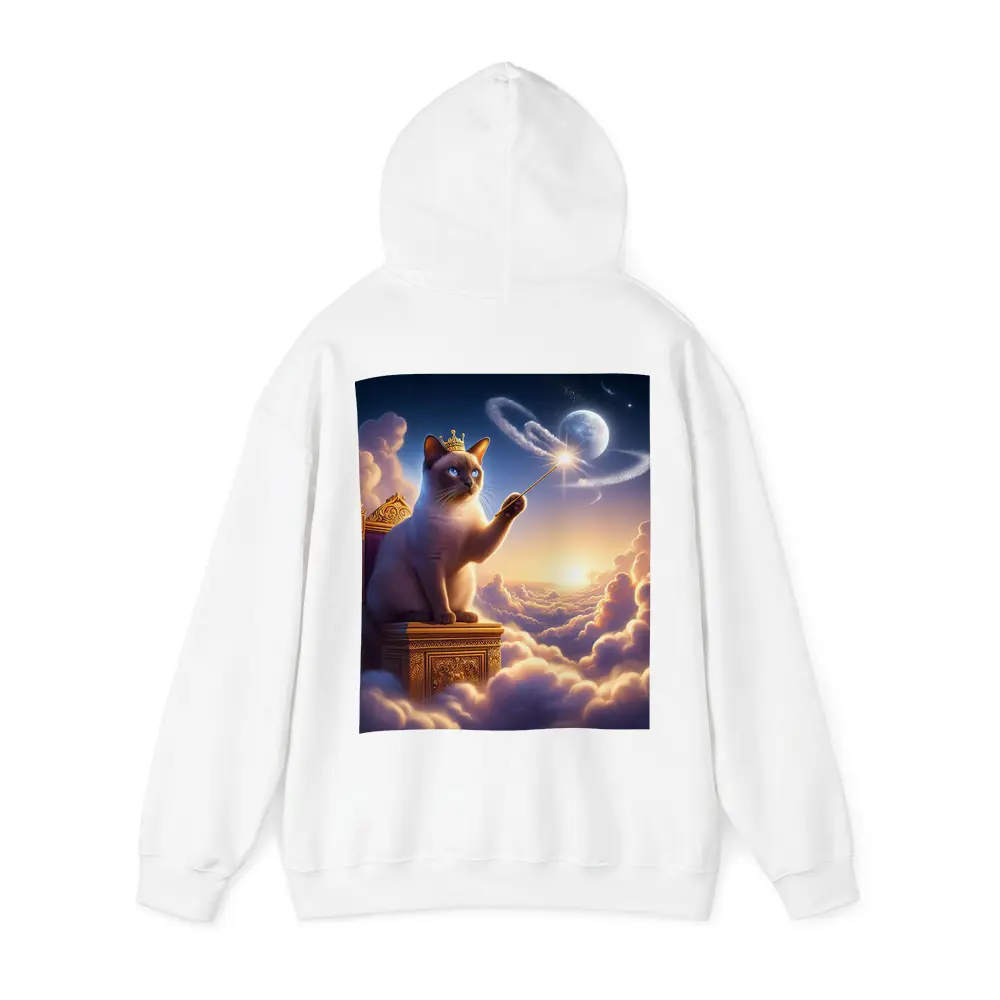 Siamese Cat King Magic Wand Clouds – Hoodies