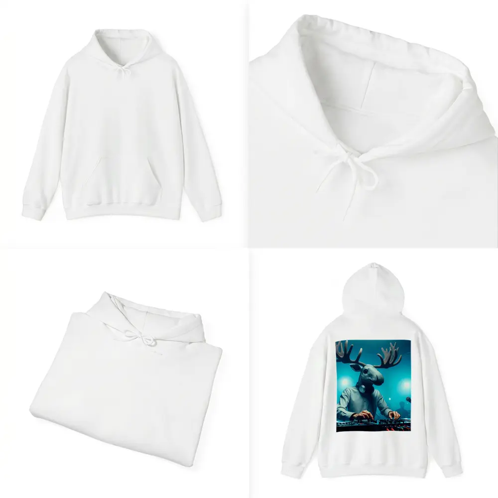 Moose DJ Spinning Records Club Night – Hoodies