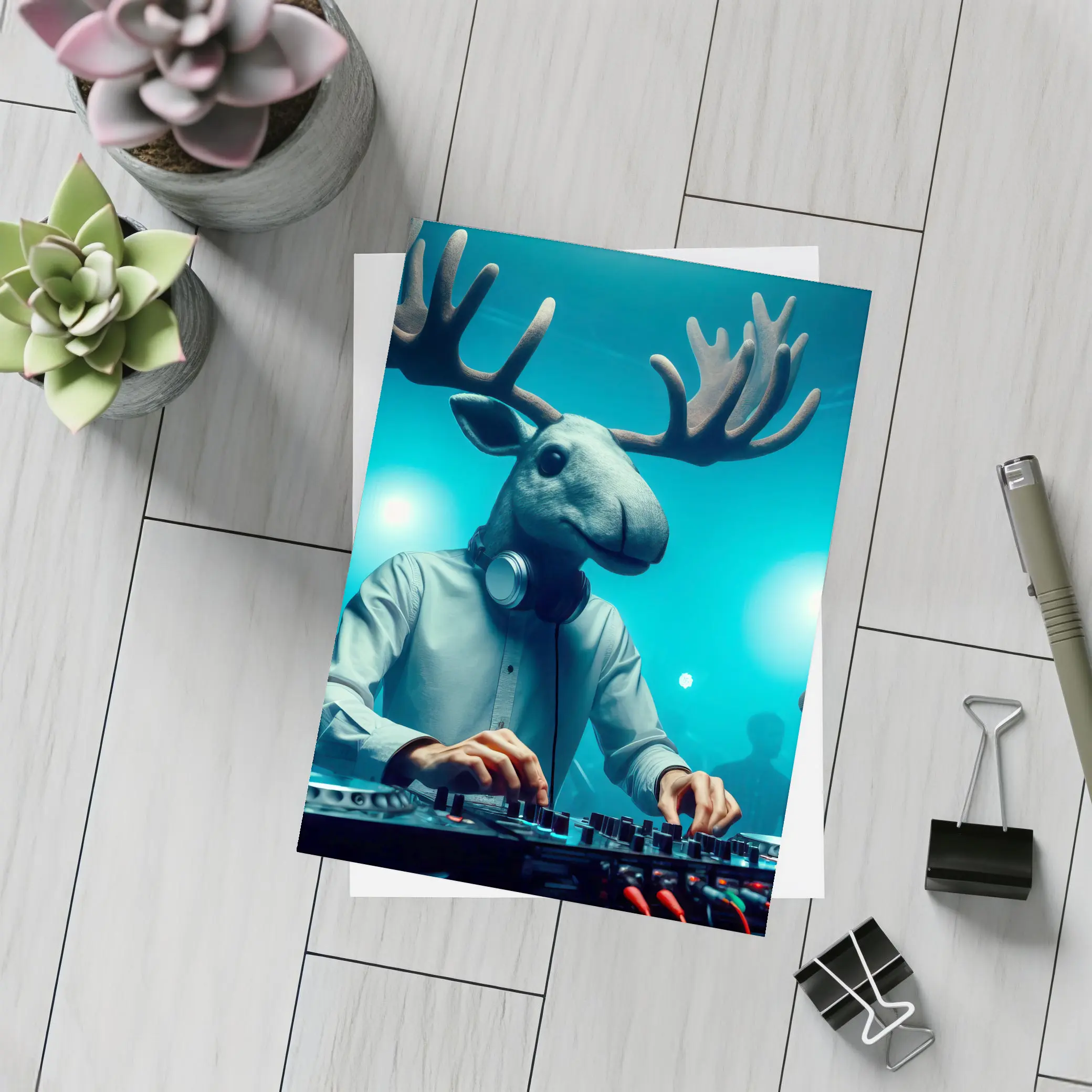 Moose DJ Spinning Records Club Night – Postcards