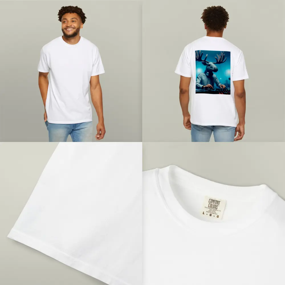 Moose DJ Spinning Records Club Night – T-Shirts