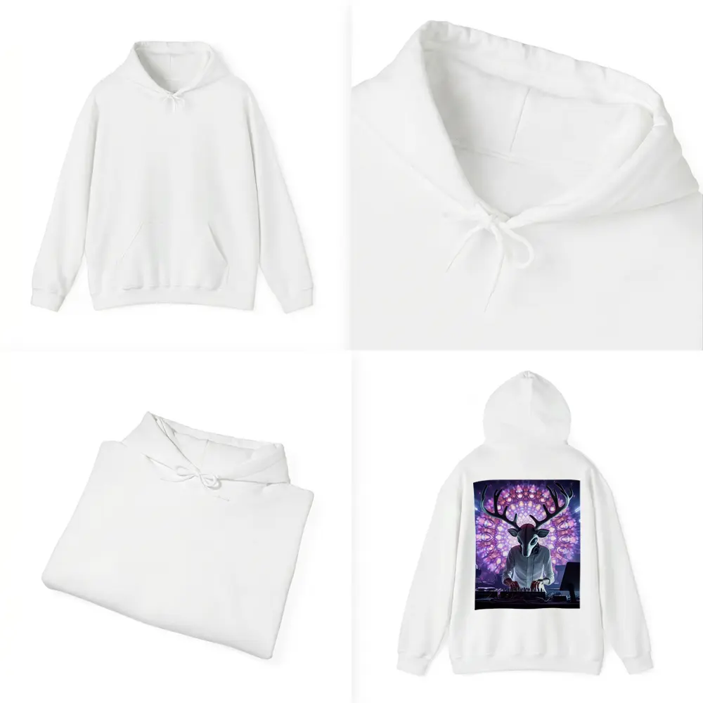 Deer DJ Spinning At Neon Club – Hoodies