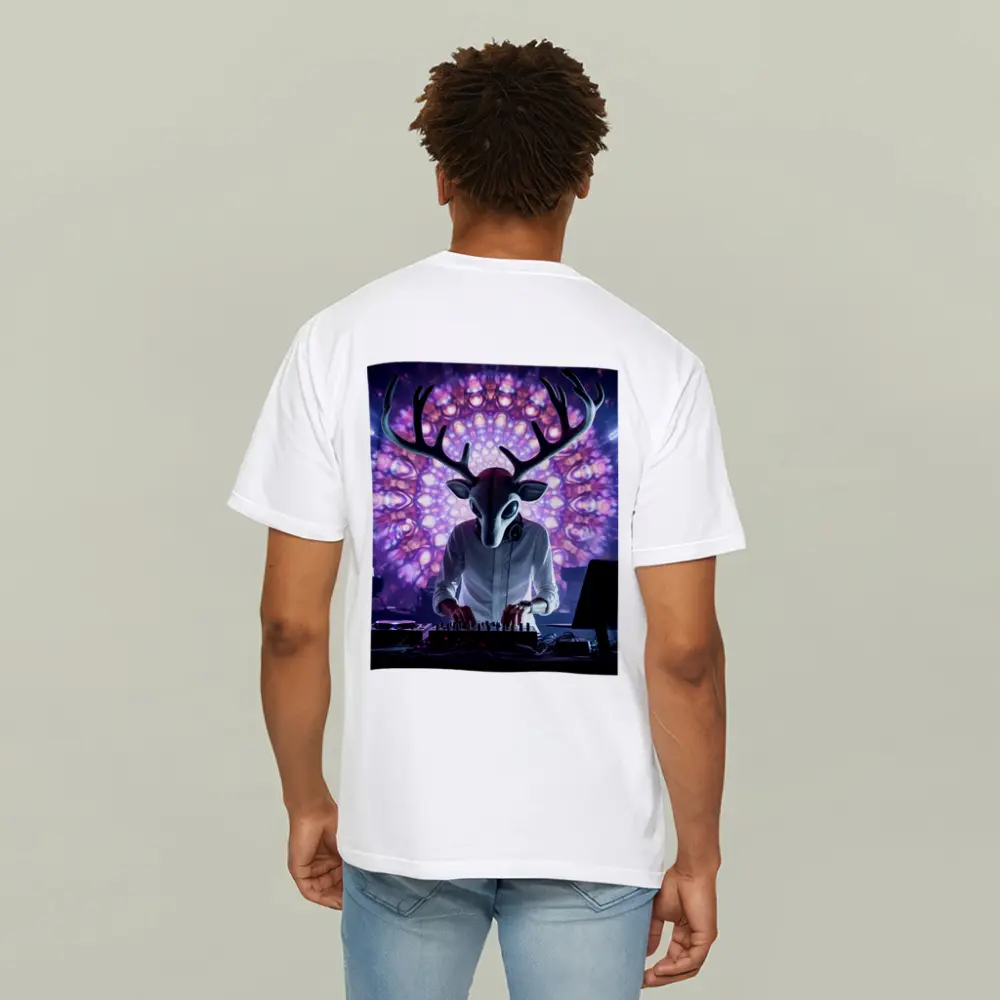 Deer DJ Spinning At Neon Club – T-Shirts
