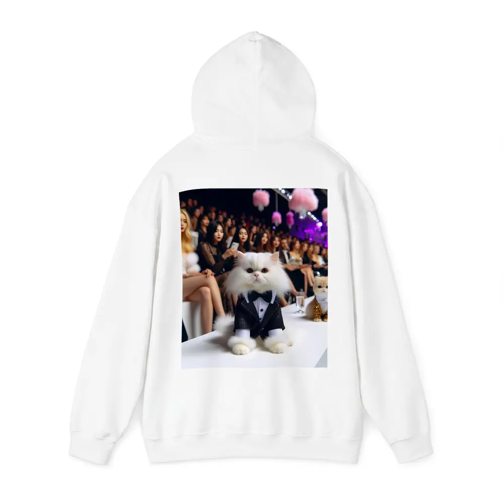 Persian Cat Tuxedo Fashion Show Runway – Hoodies
