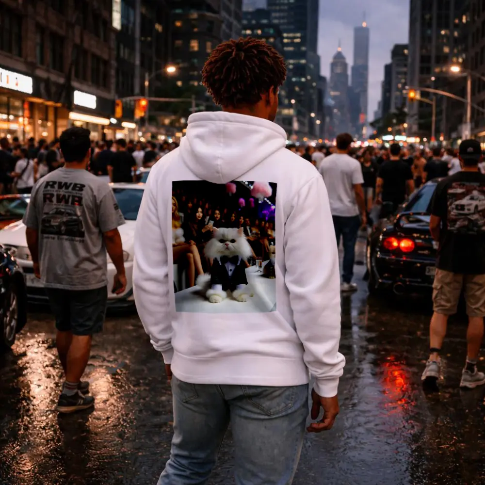 Persian Cat Tuxedo Fashion Show Runway – Hoodies