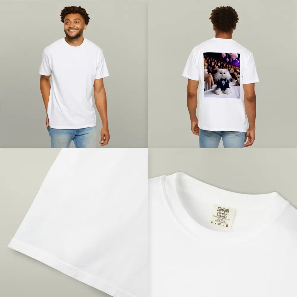 Persian Cat Tuxedo Fashion Show Runway – T-Shirts