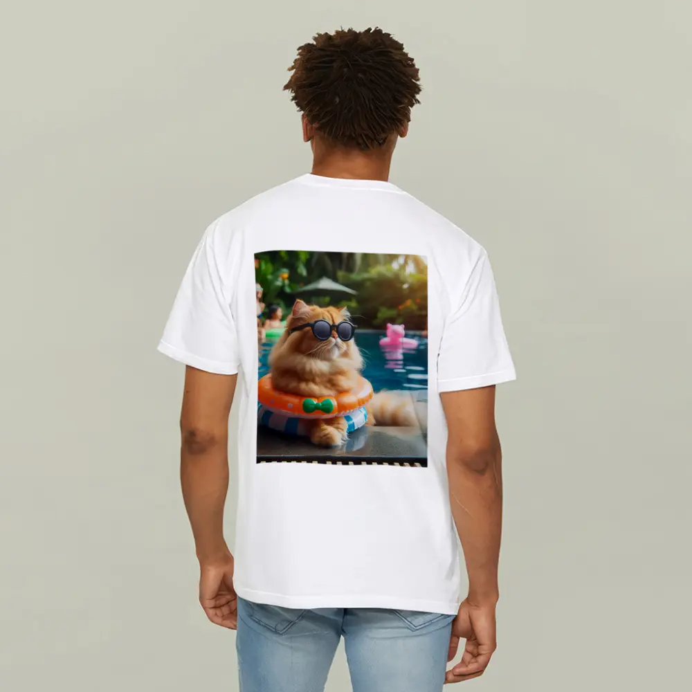 Persian Cat Sunglasses Pool Party Summer – T-Shirts