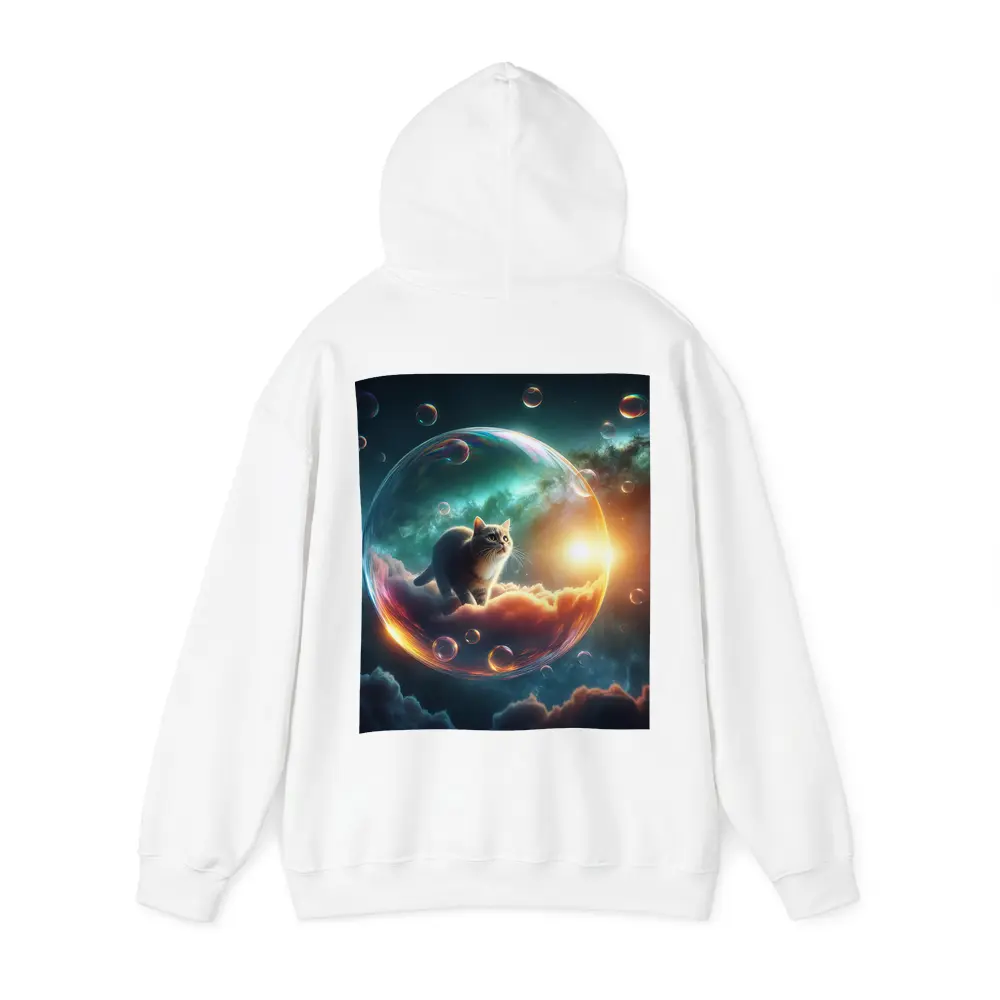 Cat Inside Bubble Cosmic Dream Sky – Hoodies