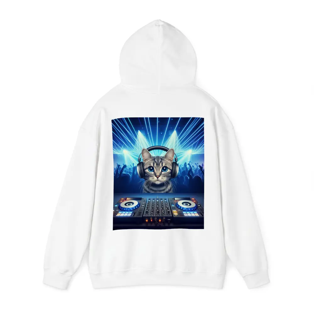Tabby Cat DJ Neon Club Party – Hoodies