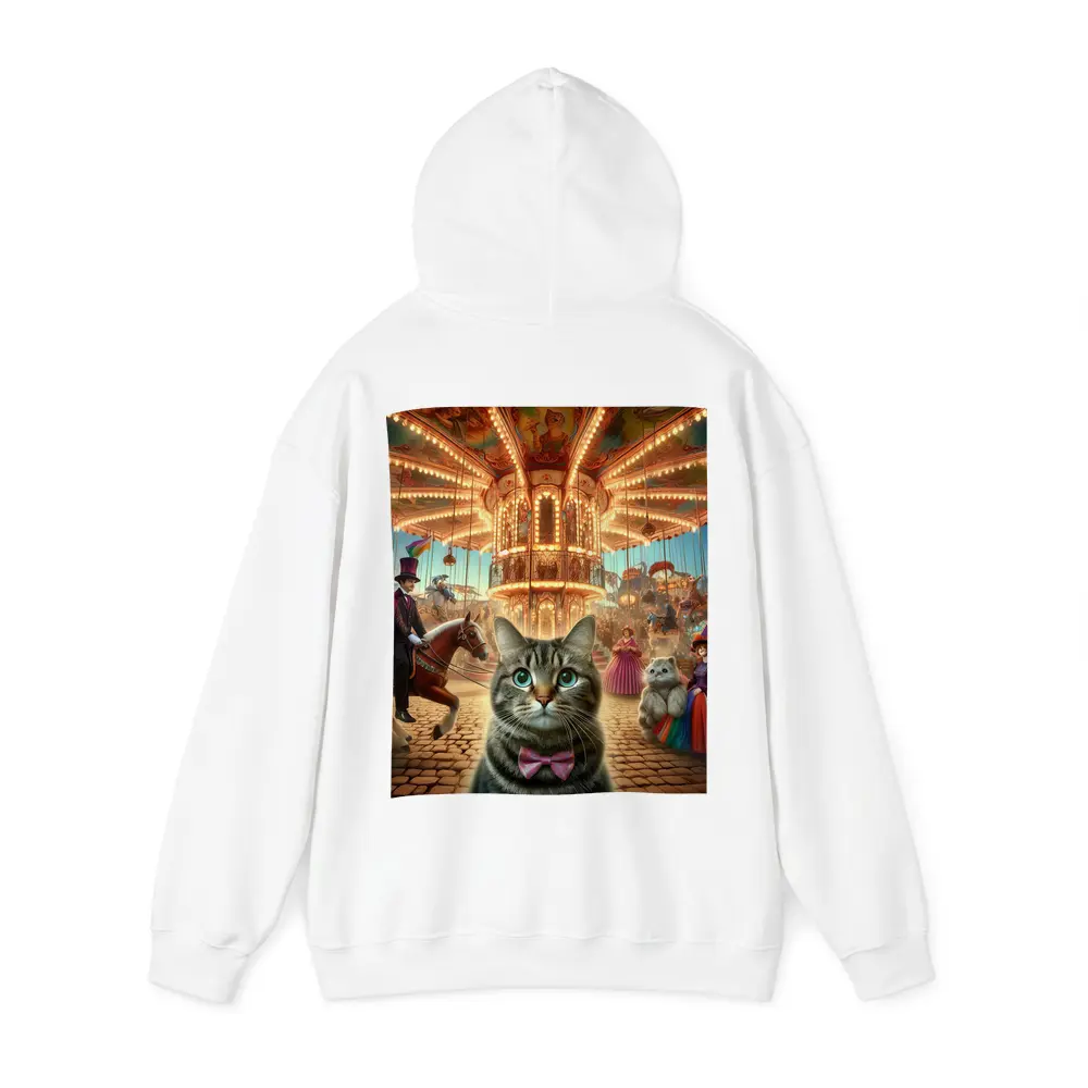 Tabby Cat Carnival Carousel Fantasy Scene – Hoodies