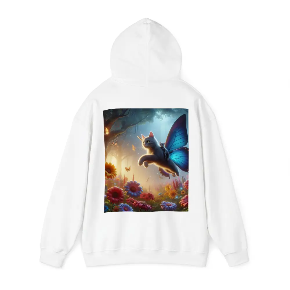 Flying Cat Butterfly Wings Enchanted Forest – Hoodies