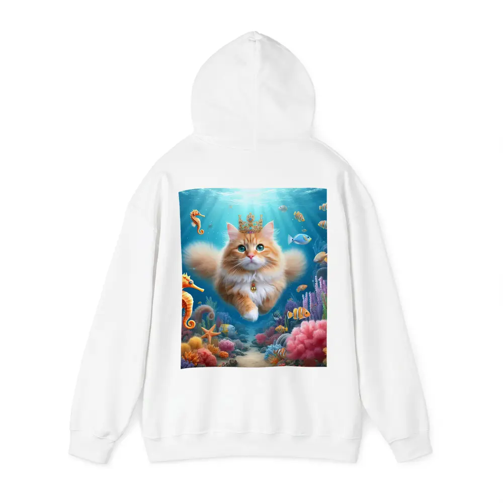 Orange Cat Crown Underwater Ocean Coral Reef – Hoodies