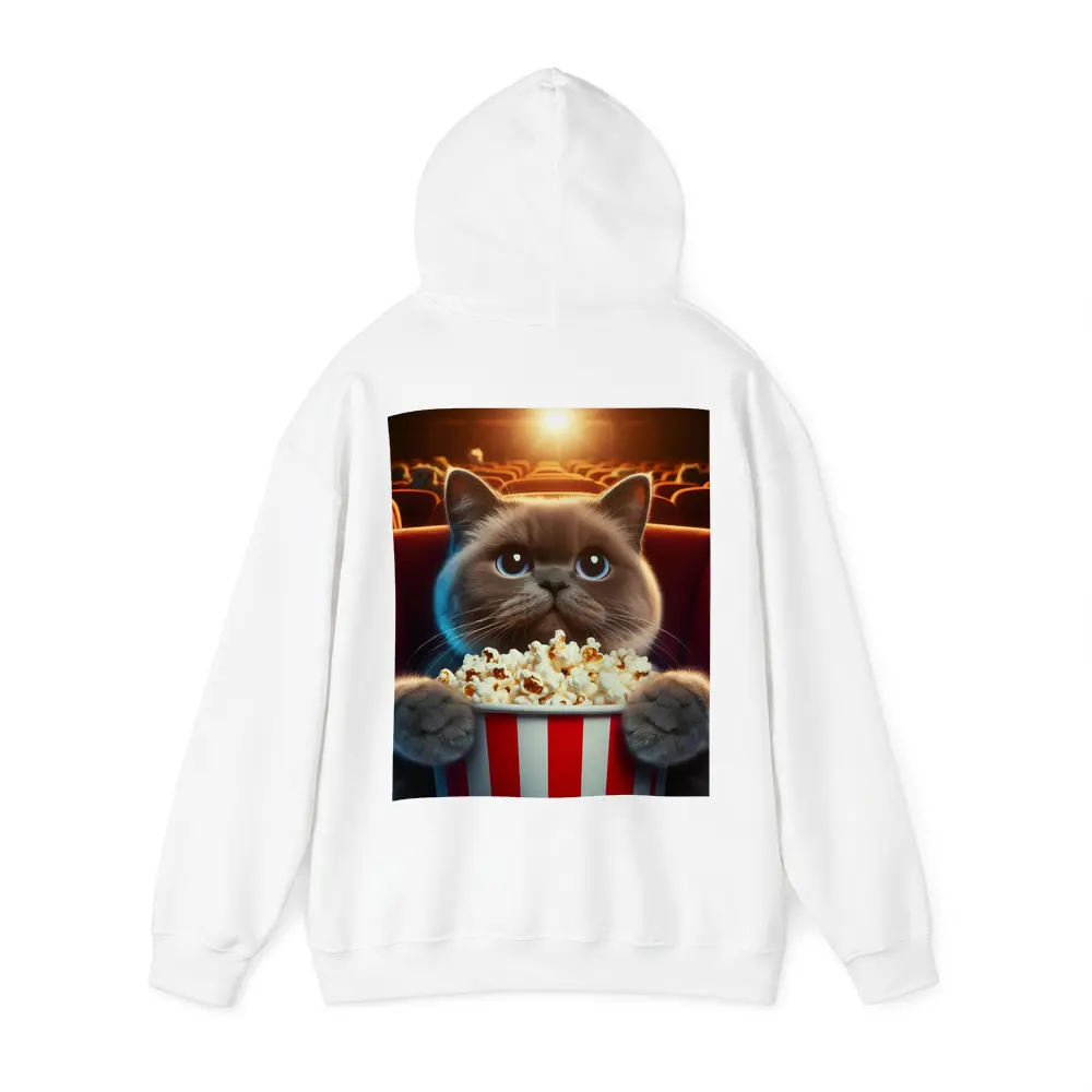 British Shorthair Cat Cinema Popcorn Movie – Hoodies