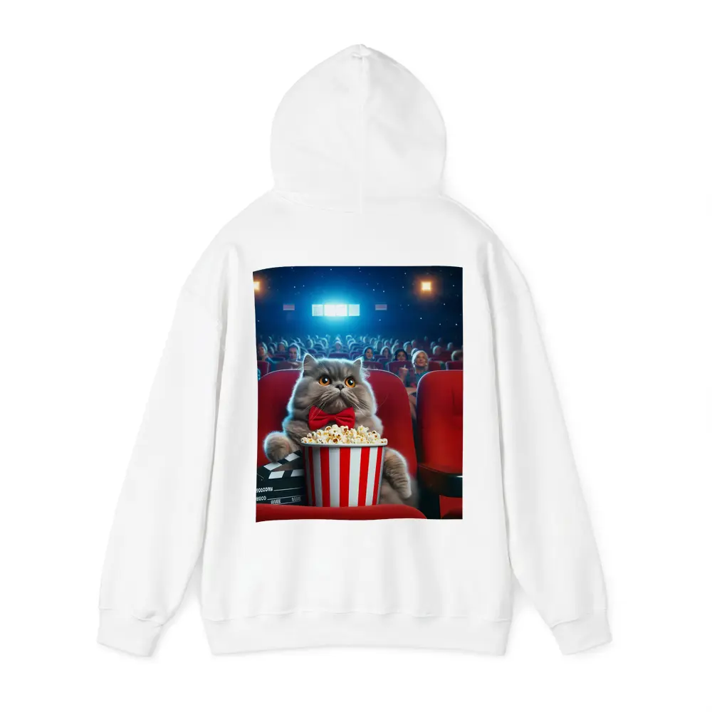 Persian Cat Cinema Popcorn Movie Night – Hoodies