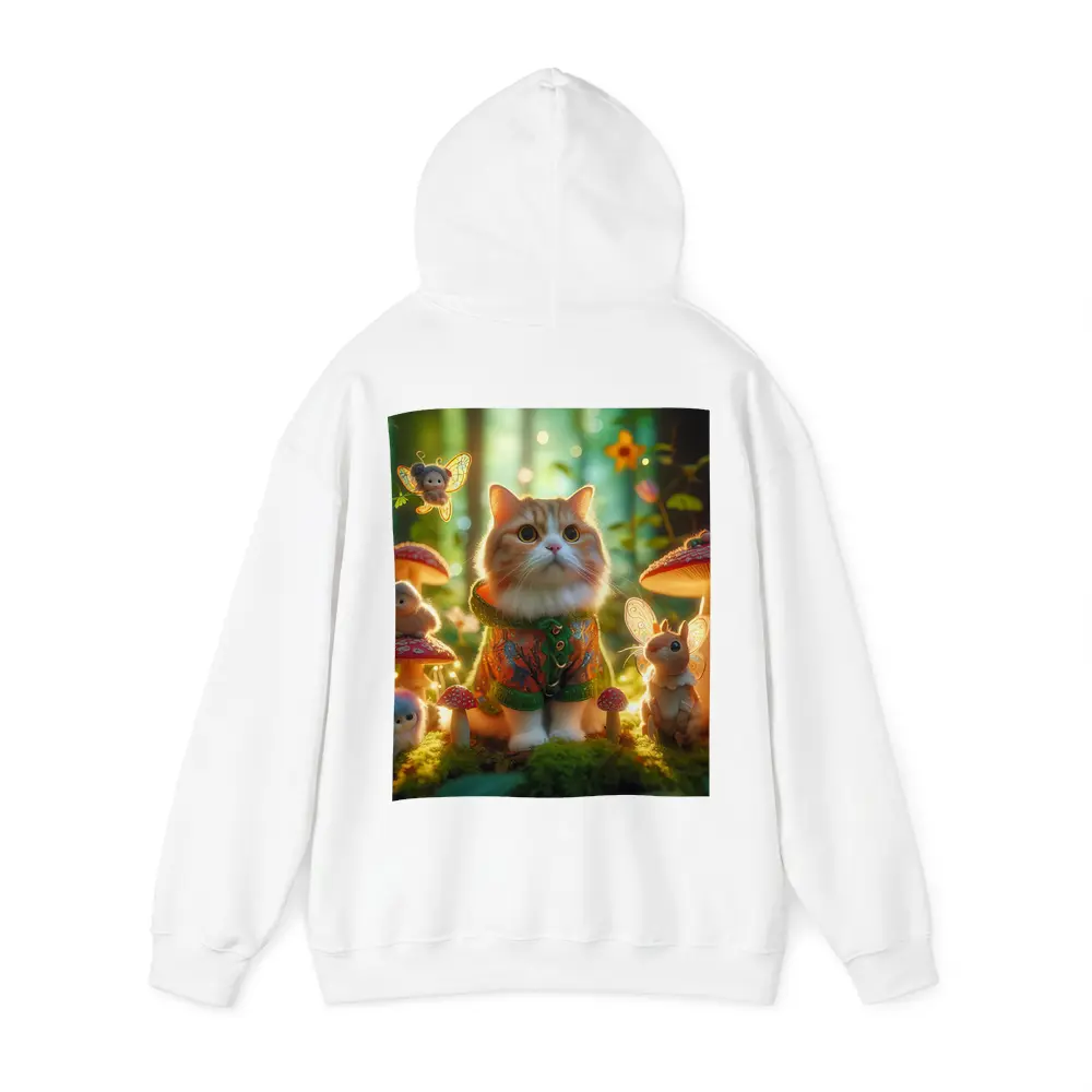 Cute Cat Fairy Forest Mushroom Fantasy Art – Hoodies