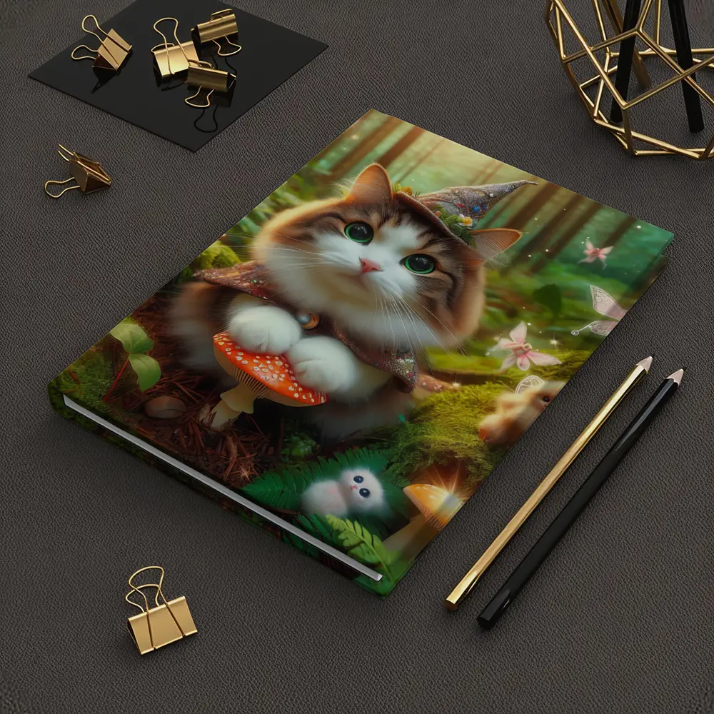 Wizard Cat Fairy Forest Magical Creatures – Notebooks
