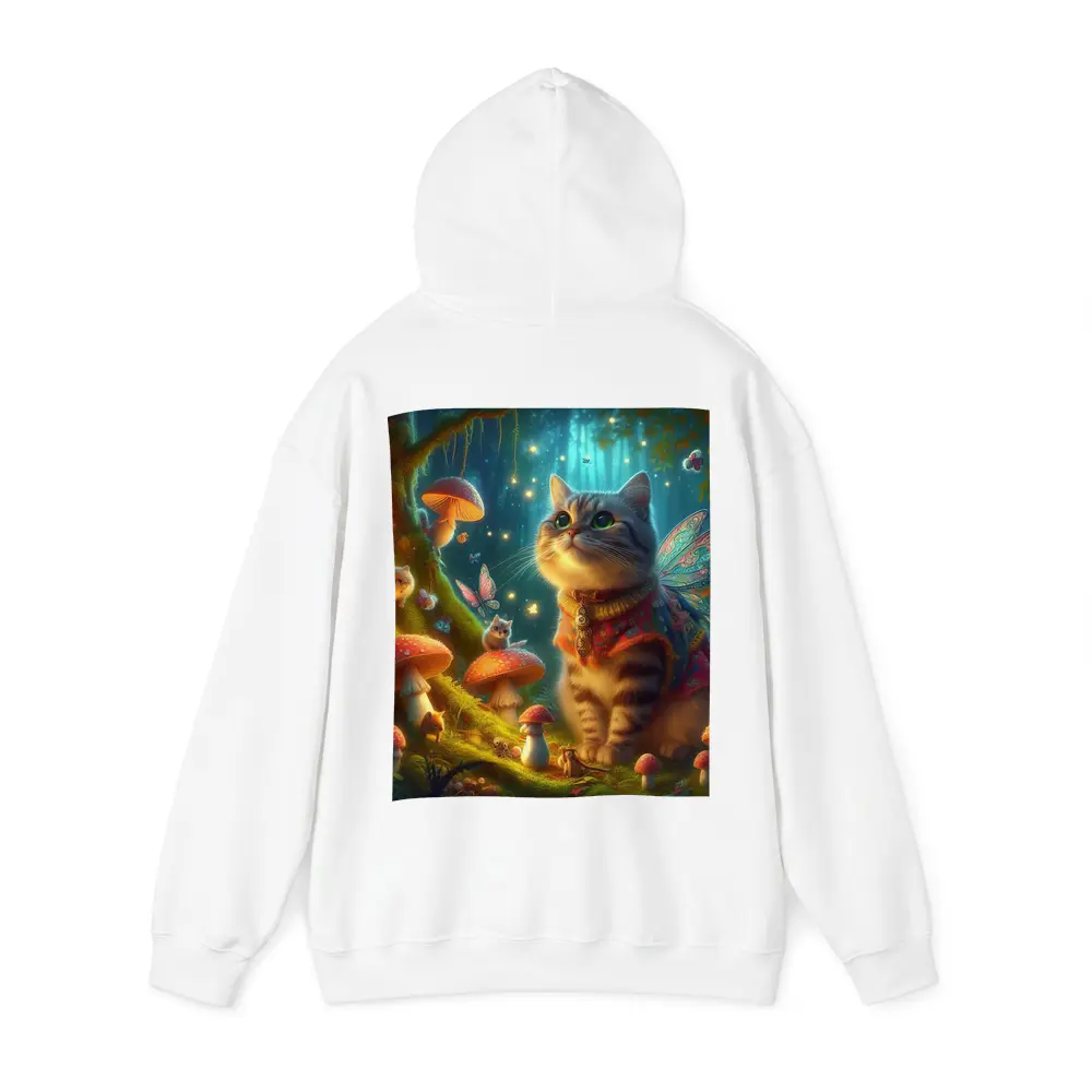Fantasy Cat Fairy Enchanted Mushroom Forest – Hoodies