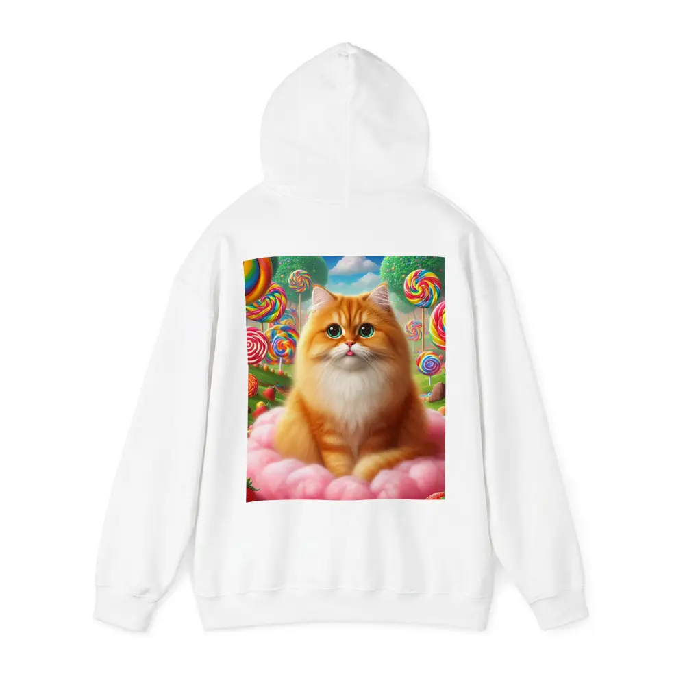 Orange Cat Candy Land Fantasy Art – Hoodies