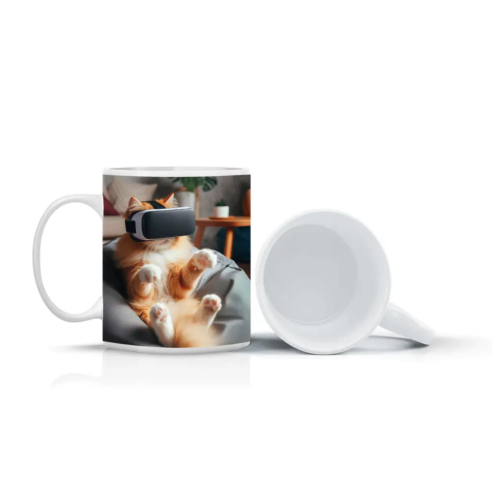 Orange Cat VR Headset Bean Bag – Mugs