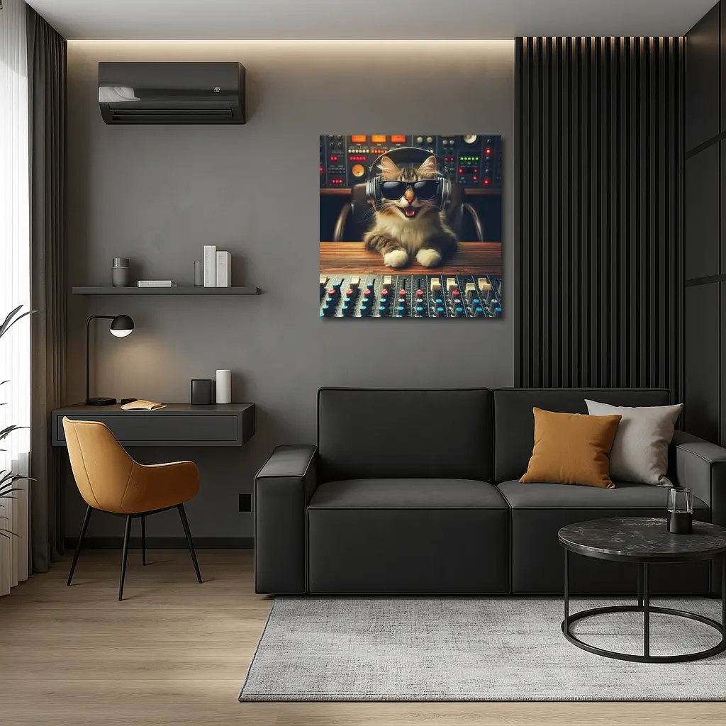 Cool Cat DJ Studio Music Producer – Wall Art