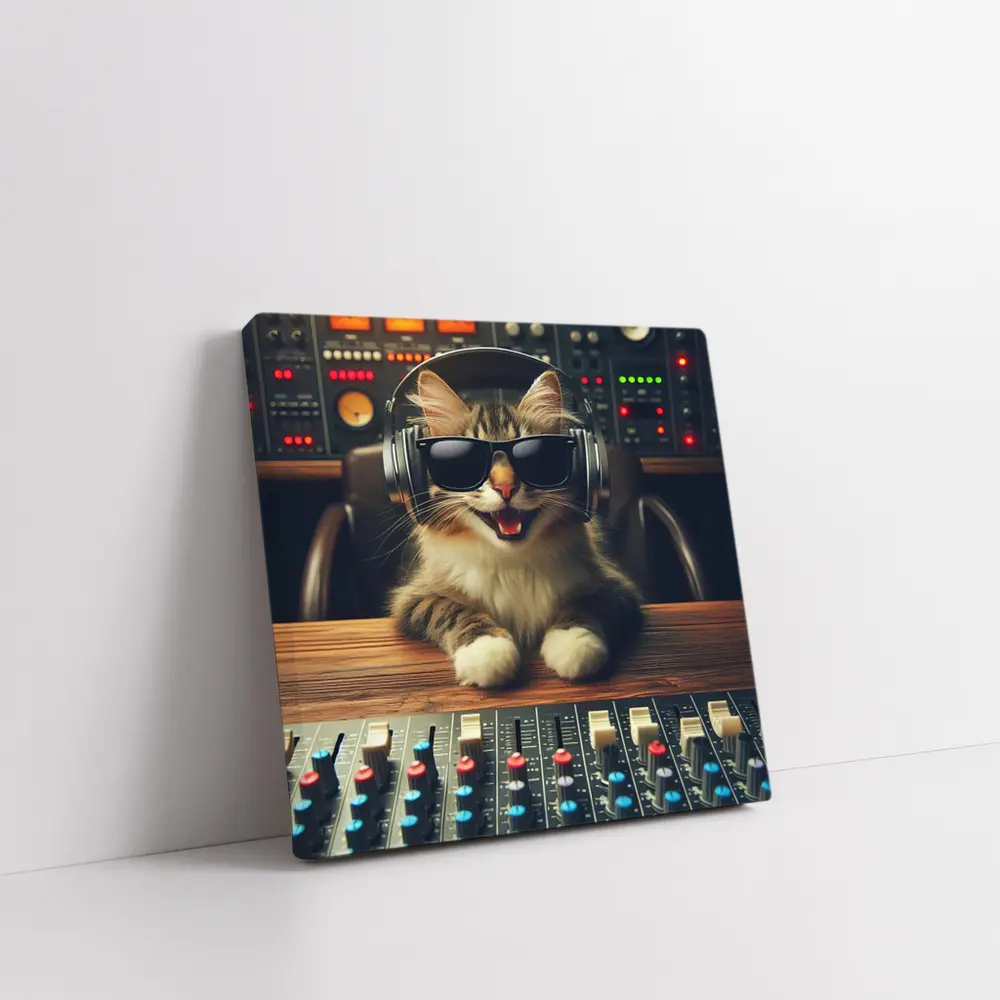 Cool Cat DJ Studio Music Producer – Wall Art