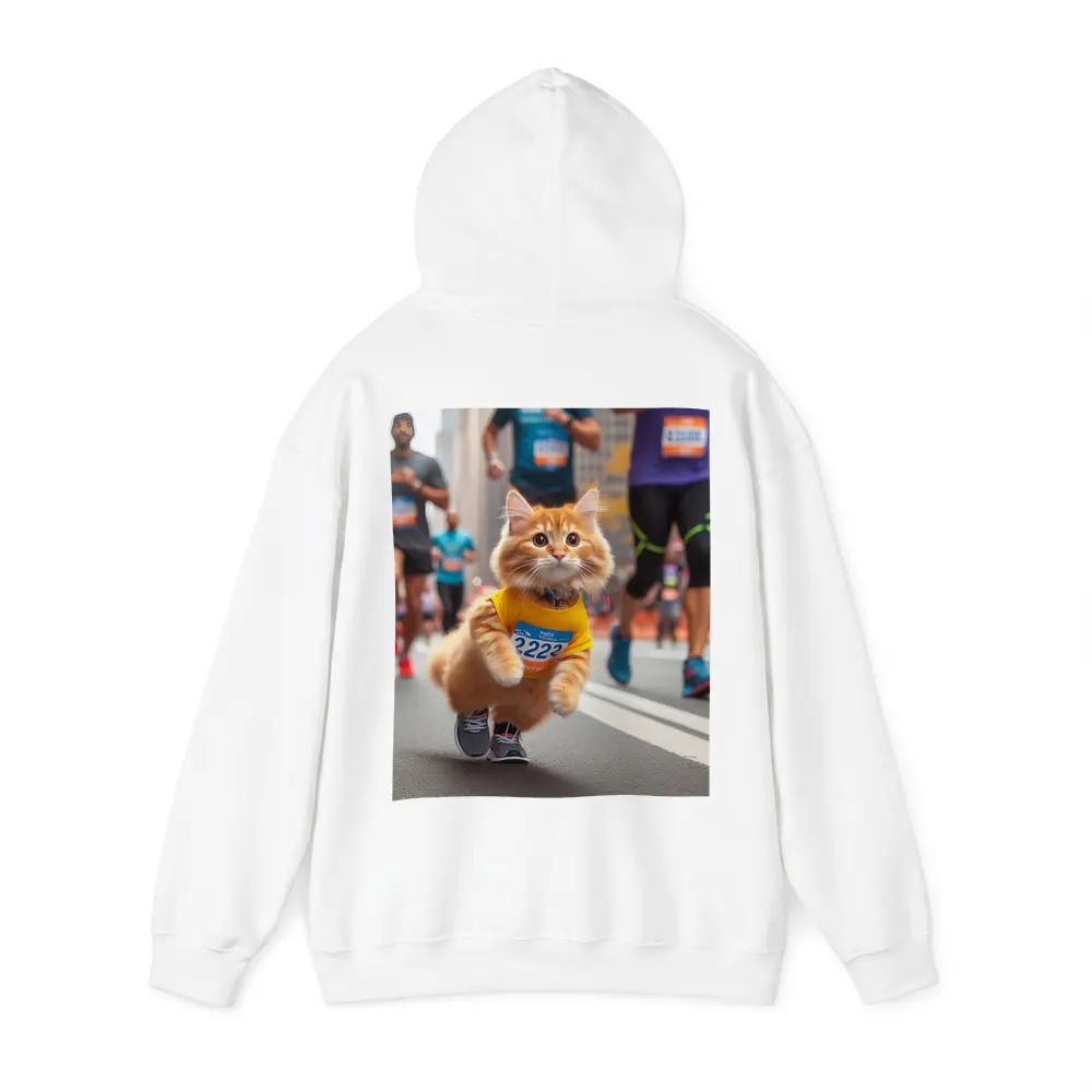 Orange Cat Running City Marathon Race – Hoodies