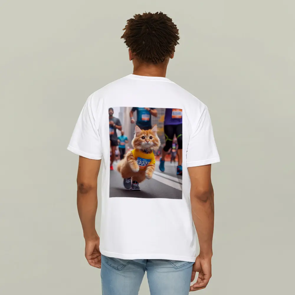Orange Cat Running City Marathon Race – T-Shirts