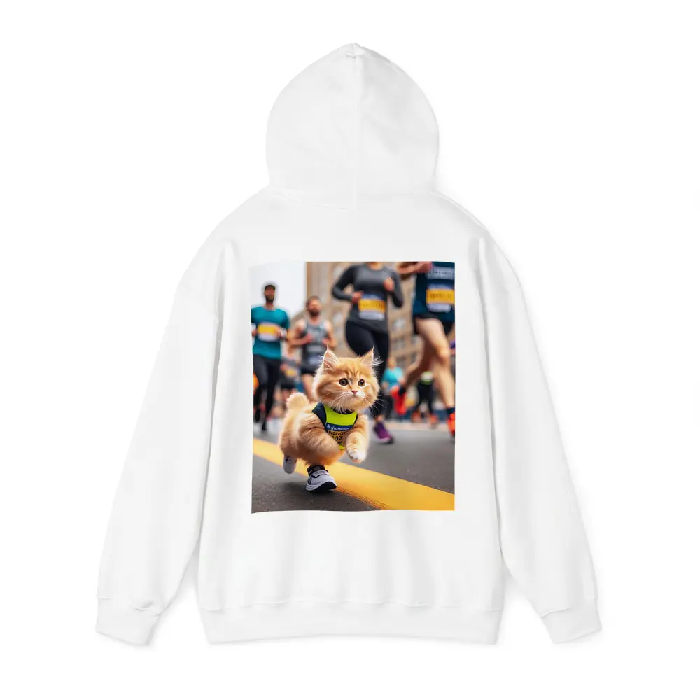 Kitten Running Marathon Race City Street – Hoodies