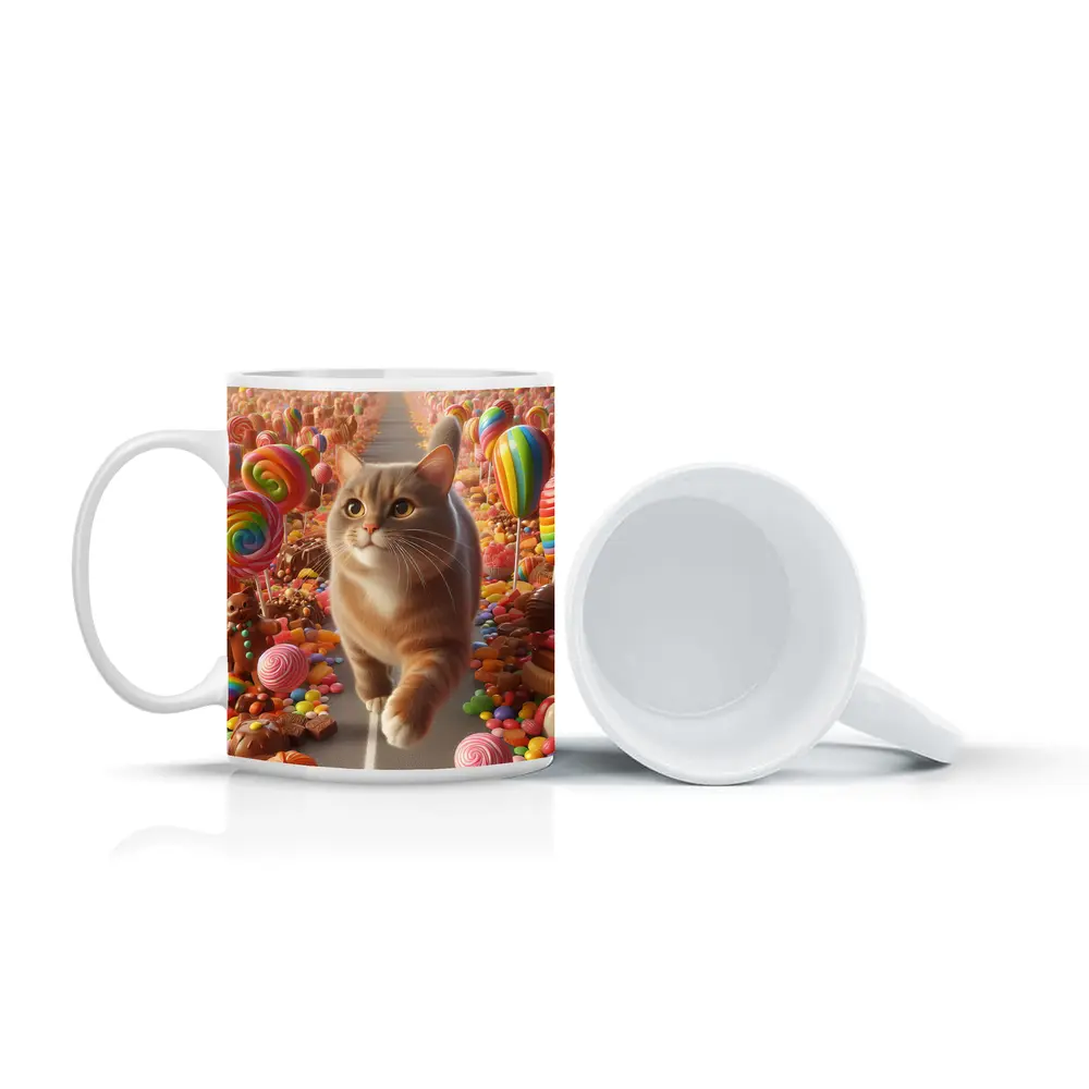 British Shorthair Cat Candy Land Fantasy – Mugs