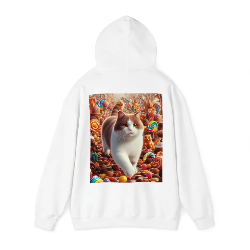 British Shorthair Cat Candy Sweets Fantasy World – Hoodies