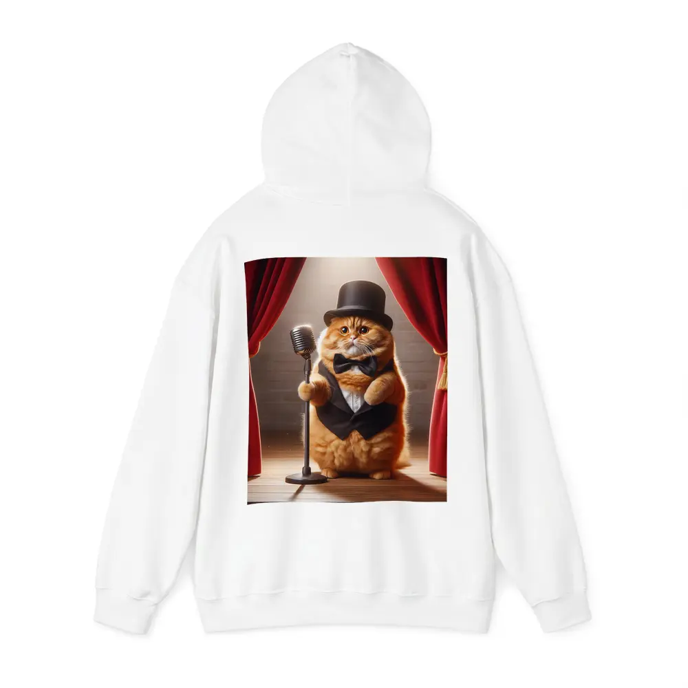 Scottish Fold Cat Performer On Stage – Hoodies