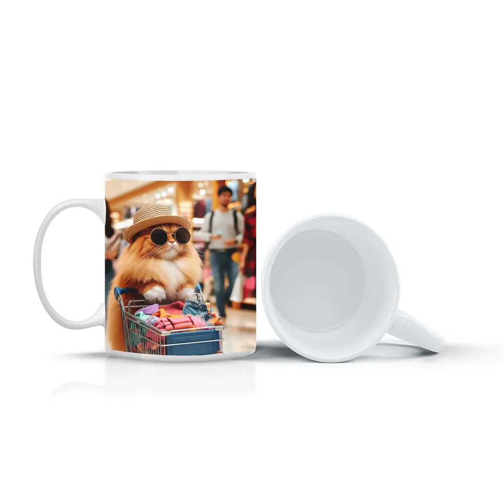 Persian Cat Shopping Mall Sunglasses Hat – Mugs